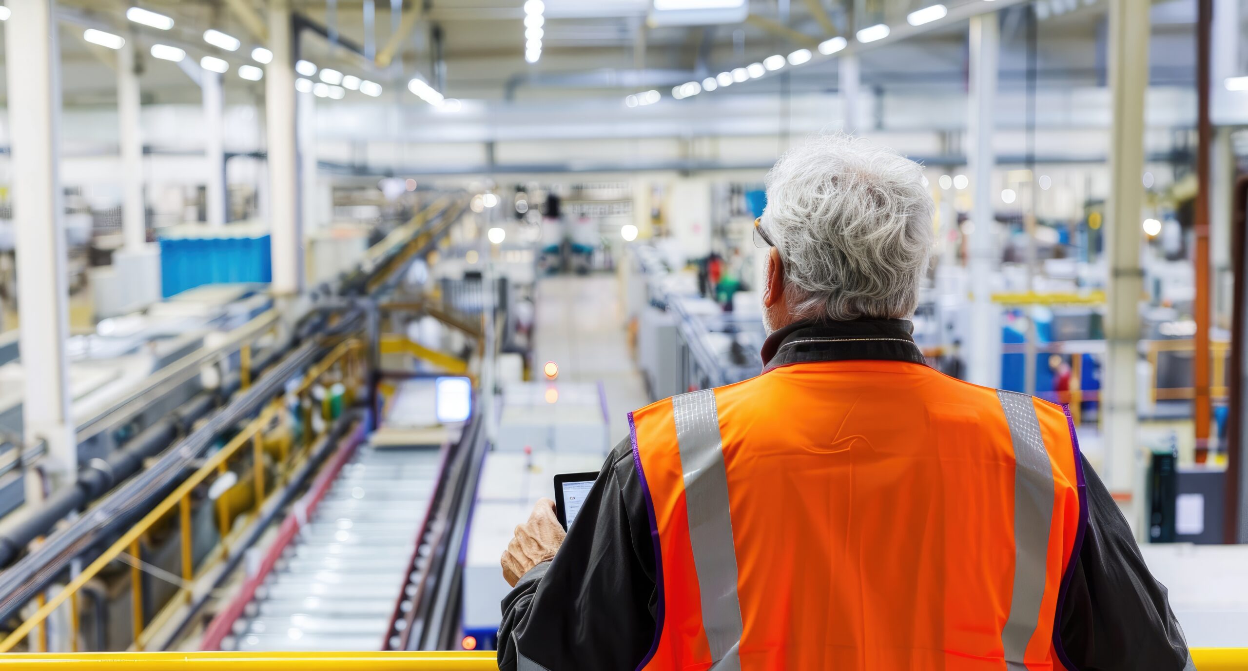 Liya Solutions team member inspecting a factory in China
